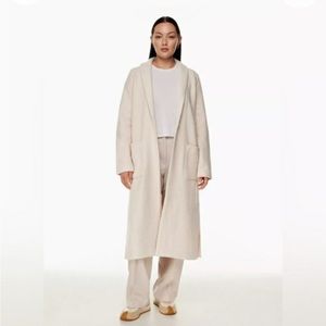 Aritzia Babaton Luxe Lounge Wool Jacket - cream